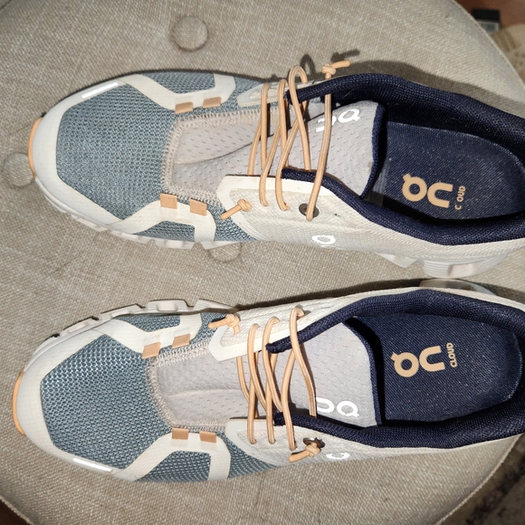 Navy Blue Athletic Sneakers - Picture 5 of 7